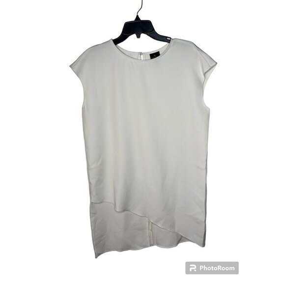 Worthington Womens  Dress Blouse color cream polar bear regular price $44 Size M - Picture 3 of 6